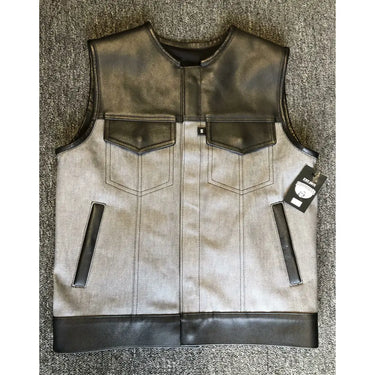 Espinozas Leather Hybrid Vest - TMF Cycles